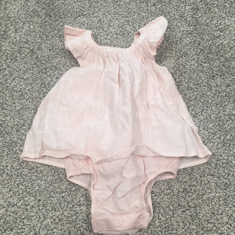 BabyGap Light Pink dress with attached bloomers (one piece).